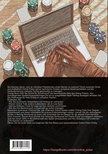 Produktbild: Online Poker mit System: Der professionelle Leitfaden f&uuml;r virtuelle Pokertische