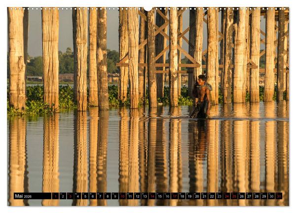 Produktbild: Myanmar - Burma (Wandkalender 2026 DIN A2 quer), CALVENDO Monatskalender