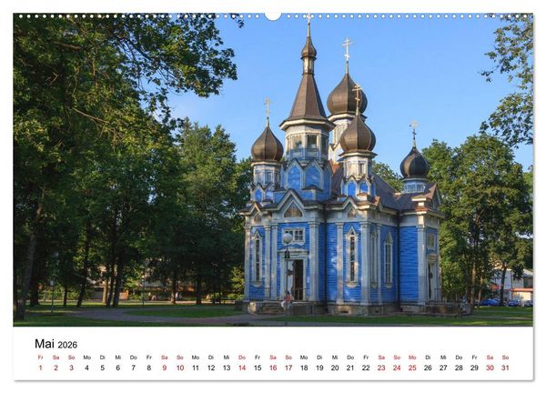 Produktbild: Baltische L&auml;nder (Wandkalender 2026 DIN A2 quer), CALVENDO Monatskalender