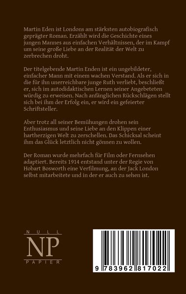 Produktbild: Martin Eden
