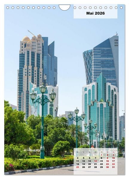 Produktbild: Doha Leuchtende Hauptstadt von Katar (Wandkalender 2026 DIN A4 hoch), CALVENDO Monatskalender
