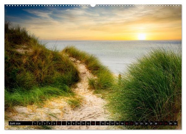 Produktbild: Fischland - Dar&szlig;- Zingst (Wandkalender 2026 DIN A2 quer), CALVENDO Monatskalender