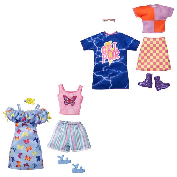 Produktbild: Barbie Moden 2 Outfits und 2 Accessoires f&uuml;r die Barbie Puppe