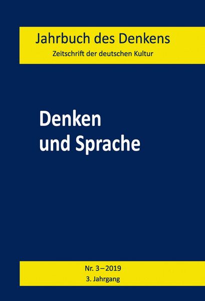 Produktbild: Denken und Sprache