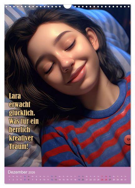 Produktbild: Laras Traum (Wandkalender 2026 DIN A3 hoch), CALVENDO Monatskalender