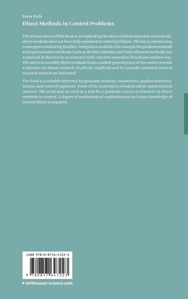 Produktbild: Direct Methods in Control Problems