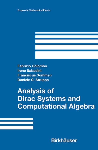Produktbild: Analysis of Dirac Systems and Computational Algebra