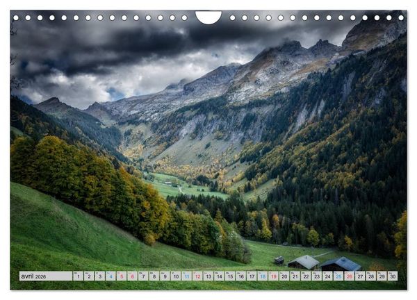 Produktbild: Un automne en Haute-Savoie (Calendrier mural 2026 DIN A4 vertical), CALVENDO calendrier mensuel