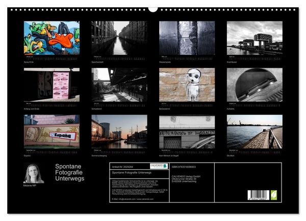 Produktbild: Spontane Fotografie Unterwegs (Wandkalender 2026 DIN A2 quer), CALVENDO Monatskalender