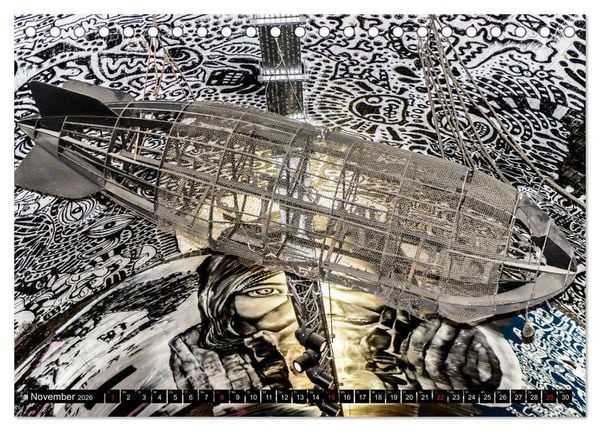 Produktbild: Street art London Michael Jaster (Tischkalender 2026 DIN A5 quer), CALVENDO Monatskalender