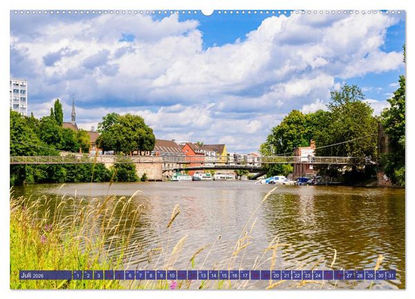 Produktbild: Die Fulda (hochwertiger Premium Wandkalender 2026 DIN A2 quer), Kunstdruck in Hochglanz