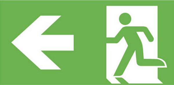Produktbild: B-Safety BR 559 030 Fluchtweg-Notbeleuchtung Deckenaufbaumontage