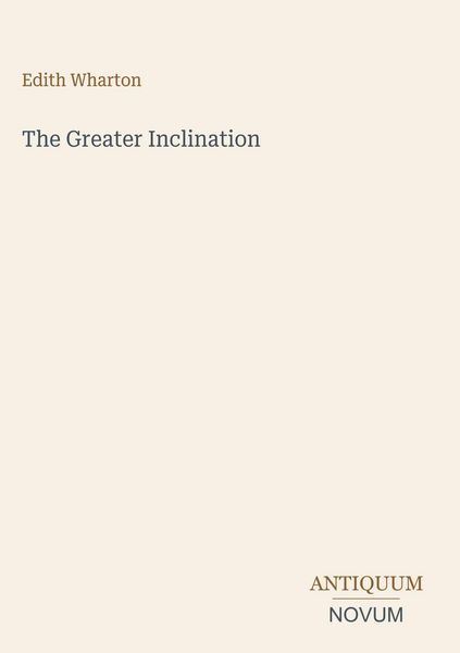 Produktbild: The Greater Inclination