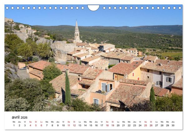 Produktbild: Les plus beaux villages du Luberon (Calendrier mural 2026 DIN A4 vertical), CALVENDO calendrier mensuel