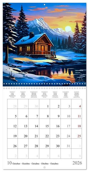 Produktbild: Bilkova, H: Magic Forest - Vacation (Wall Calendar 2026 12 &times;