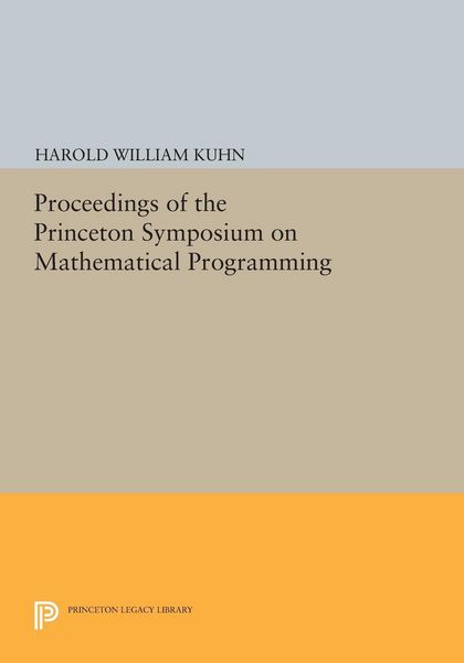 Produktbild: Proceedings of the Princeton Symposium on Mathematical Programming