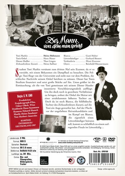 Produktbild: Der Mann, von dem man spricht (Sch&auml;tze des deutschen Tonfilms)
