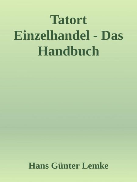 Produktbild: Tatort Einzelhandel