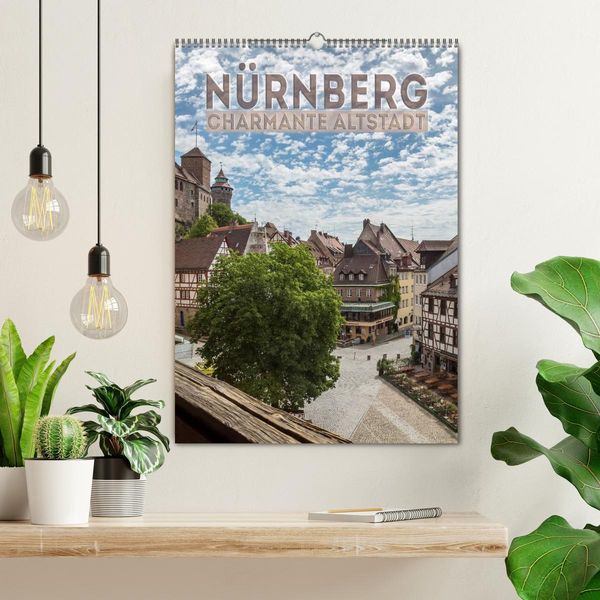 Produktbild: N&Uuml;RNBERG Charmante Altstadt (Wandkalender 2026 DIN A2 hoch), CALVENDO Monatskalender