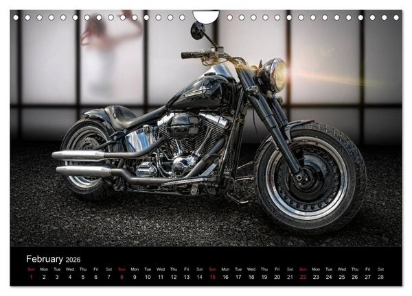 Produktbild: Motorbike Dreams (Wall Calendar 2026 DIN A4 landscape), CALVENDO 12 Month Wall Calendar