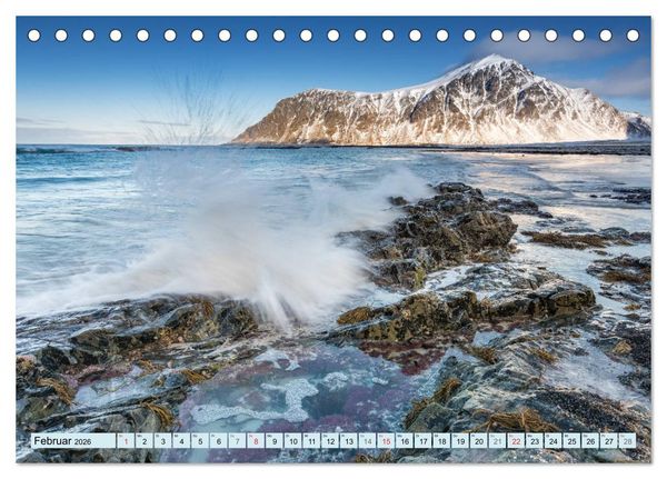 Produktbild: Norwegens Lofoten (Tischkalender 2026 DIN A5 quer), CALVENDO Monatskalender