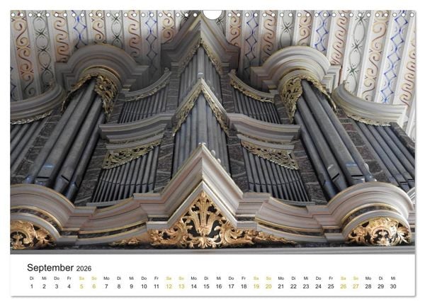 Produktbild: Fantastische Welt der Orgeln (Wandkalender 2026 DIN A3 quer), CALVENDO Monatskalender