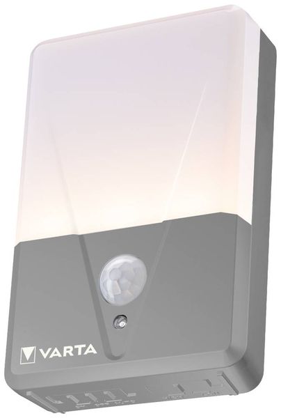 Varta 16634101421 Motion Sensor Outdoor Light LED Camping-Leuchte  40 lm batteriebetrieben 60 g Grau