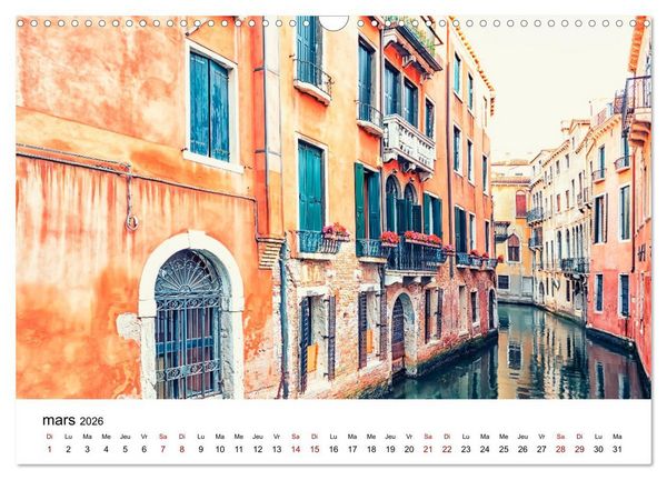 Produktbild: Les merveilles de Venise (Calendrier mural 2026 DIN A3 vertical), CALVENDO calendrier mensuel
