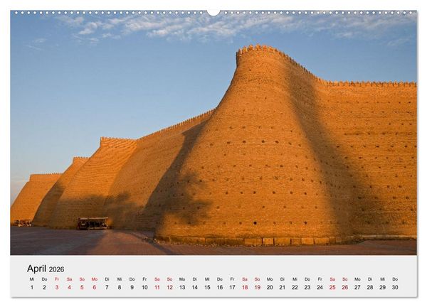 Produktbild: Usbekistan entlang der Seidenstra&szlig;e (hochwertiger Premium Wandkalender 2026 DIN A2 quer), Kunstdruck in Hochglanz
