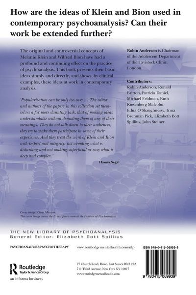 Produktbild: Clinical Lectures on Klein and Bion