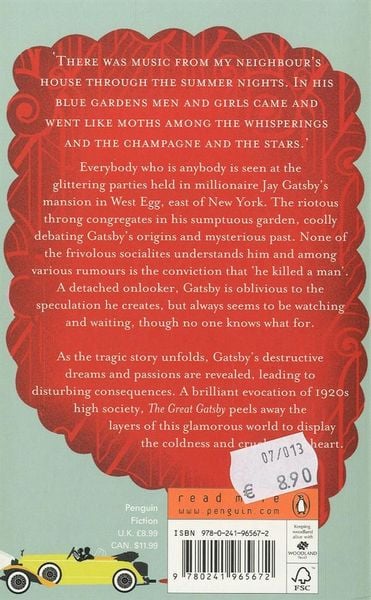 Produktbild: The Great Gatsby