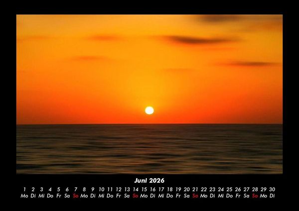 Produktbild: Sonnenunterg&auml;nge 2026 Fotokalender DIN A3