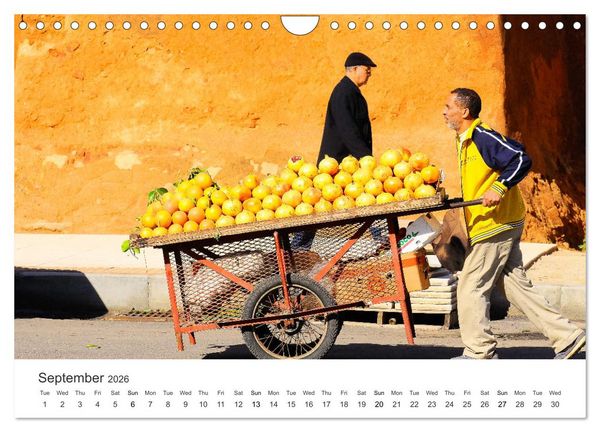 Produktbild: The colorful Morocco (Wall Calendar 2026 DIN A4 landscape), CALVENDO 12 Month Wall Calendar