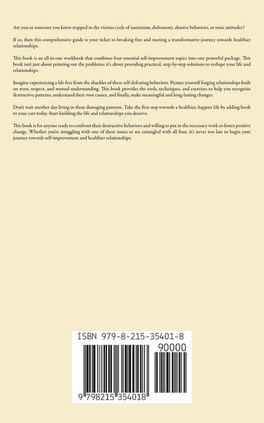 Produktbild: How to Stop Being a Narcissist, Compulsive Lar, Abusive Partner, and Toxic Person (4 Books in 1)