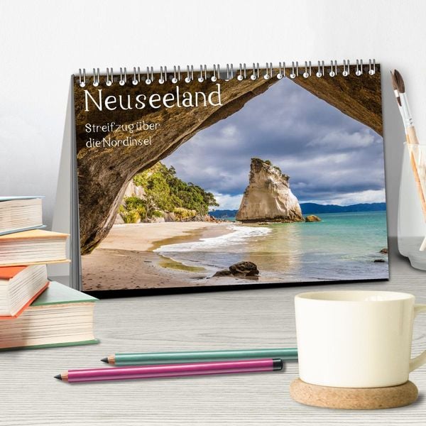 Produktbild: Neuseeland - Streifzug &uuml;ber die Nordinsel / CH-Version (Tischkalender 2026 DIN A5 quer), CALVENDO Monatskalender