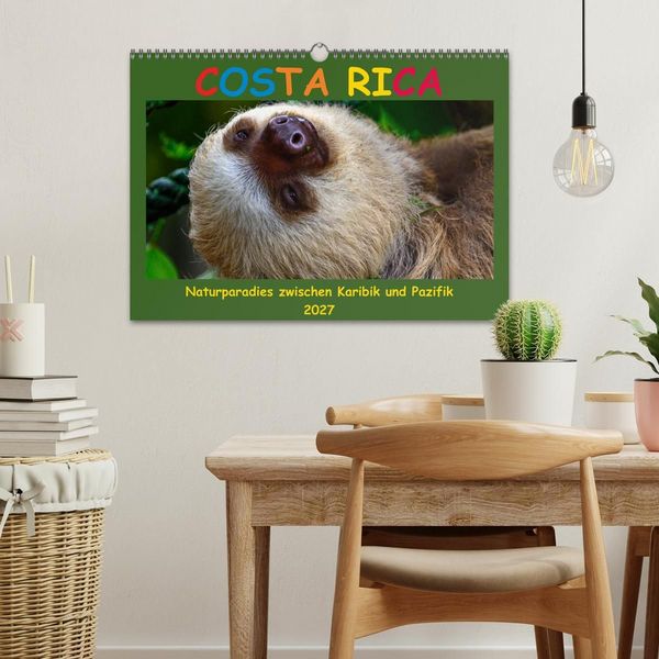 Produktbild: Costa Rica - Naturparadies zwischen Karibik und Pazifik (Wandkalender 2027 DIN A3 quer), CALVENDO Monatskalender