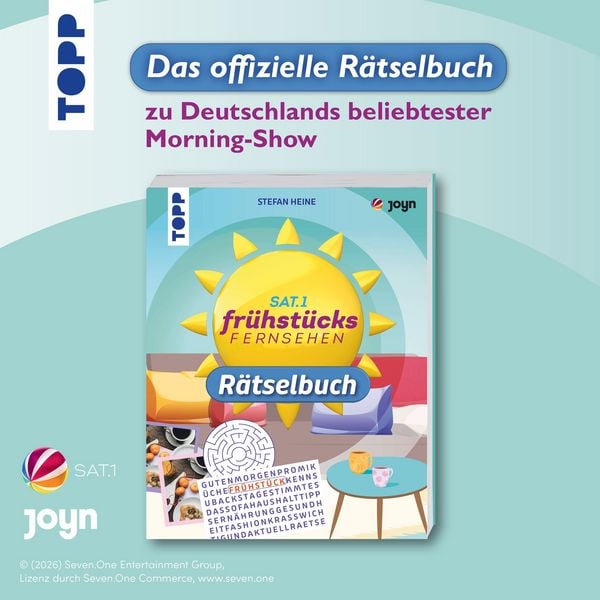 Produktbild: Das SAT.1-Fr&uuml;hst&uuml;cksfernsehen-R&auml;tselbuch