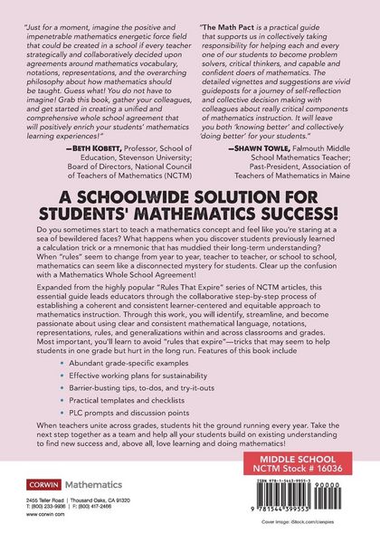 Produktbild: The Math Pact, Middle School
