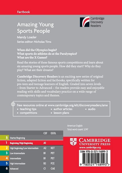 Produktbild: Amazing Young Sports People Level 1 Beginner/Elementary American English