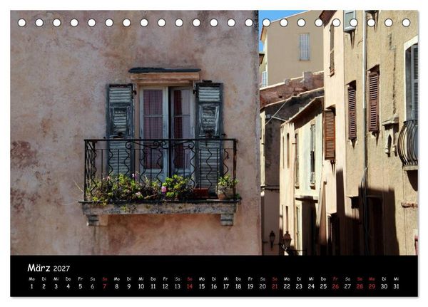 Produktbild: Korsikas St&auml;dte (Tischkalender 2027 DIN A5 quer), CALVENDO Monatskalender