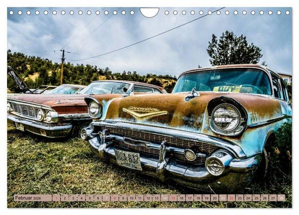 Produktbild: Alte Liebe rostet nicht - Schrottplatz in Arizona (Wandkalender 2026 DIN A4 quer), CALVENDO Monatskalender