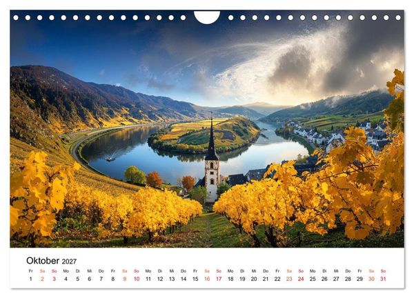 Produktbild: Deutschland - zwischen Bergen und Meeren (Wandkalender 2027 DIN A4 quer), CALVENDO Monatskalender