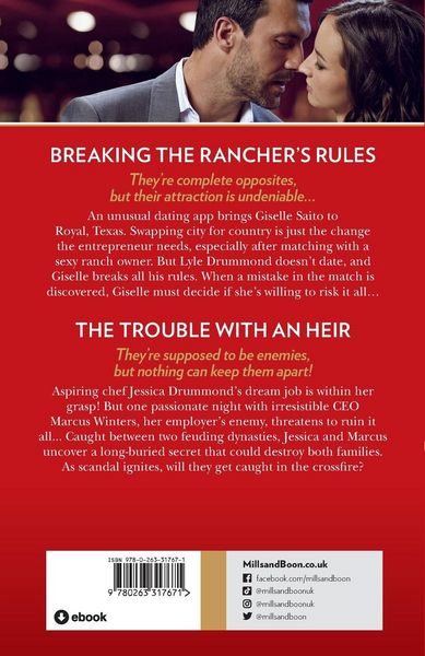 Produktbild: Breaking The Rancher's Rules / The Trouble With An Heir - 2 Books in 1
