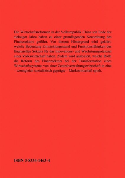 Produktbild: Bankenreform und geldpolitische Steuerung in der Volksrepublik China