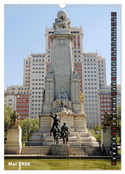 Produktbild: Madrid (Wandkalender 2026 DIN A3 hoch), CALVENDO Monatskalender