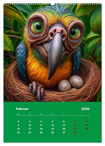 Produktbild: Waldo und Stefler (Wandkalender 2026 DIN A2 hoch), CALVENDO Monatskalender
