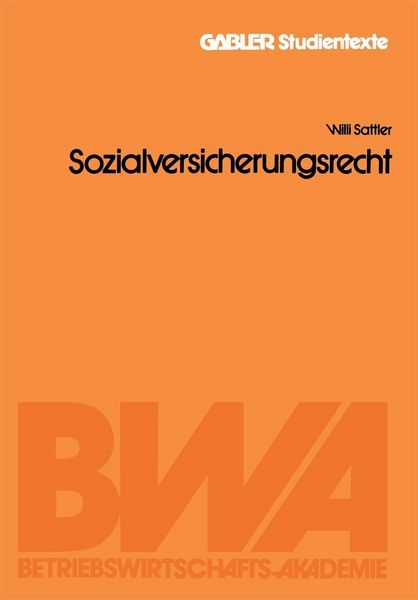 Produktbild: Sozialversicherungsrecht