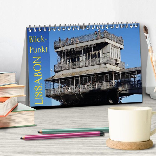 Produktbild: BlickPunkt Lissabon (Tischkalender 2026 DIN A5 quer), CALVENDO Monatskalender