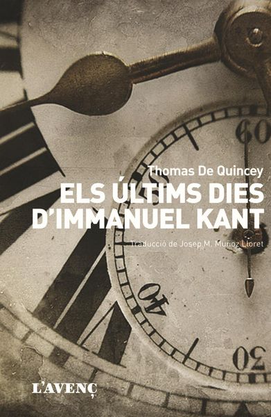 Produktbild: De Quincey, T: Els &uacute;ltims dies d'Immanuel Kany