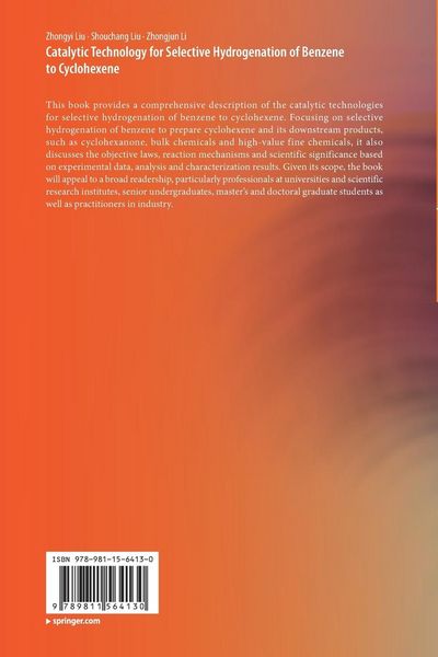 Produktbild: Catalytic Technology for Selective Hydrogenation of Benzene to Cyclohexene